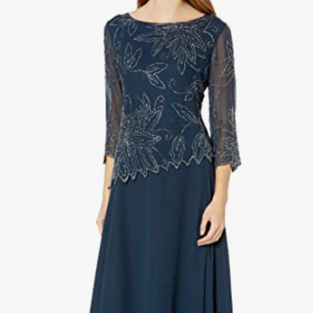 J Kara beaded formal gown